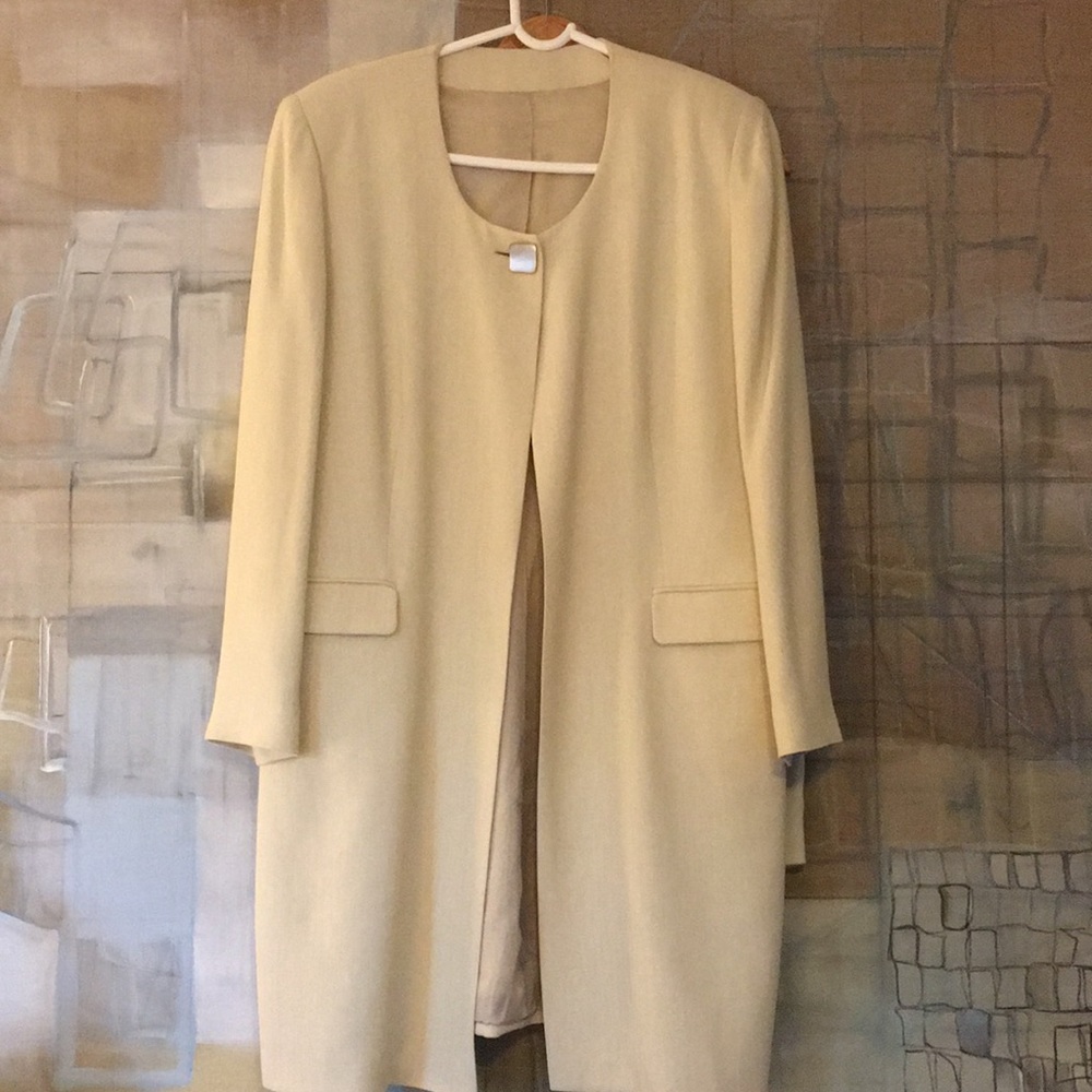 Vintage Pale Green Coat & Skirt Suit